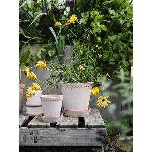 Bergs Potter Helena pot raw terracotta rosa, CHOOSE SIZE