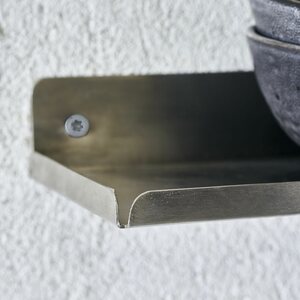 House Doctor Ledge shelf 43 cm, brushed silver