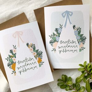 Helle Visuals Tervetuloa maailmaan pikkuinen kortti, 2-osainen VALITSE VÄRI