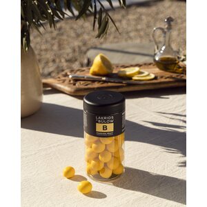 Lakrids By Bulow Lemon Mellow yellow suklaakuorrutteinen lakritsi 295 g, regular