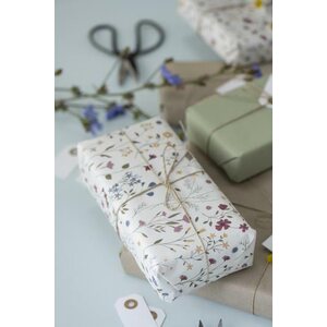 Ib Laursen Flower Blooms lahjapaperi 52,5 cm x 2 m