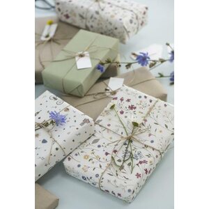 Ib Laursen Flower Blooms lahjapaperi 52,5 cm x 2 m