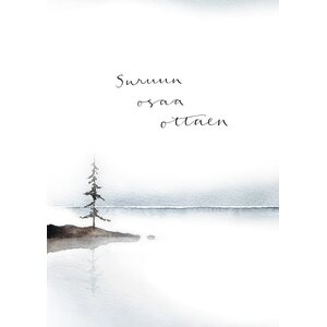 Henna Adel 2-osainen suruun osaa ottaen -kortti