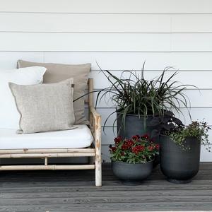 House Doctor Vig planter, darkgrey CHOOSE SIZE