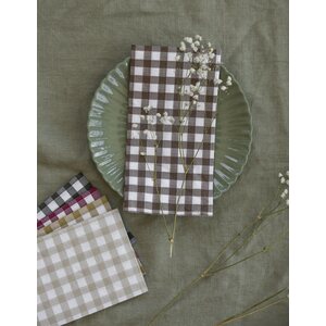 Storefactory Rutan servetit 33 x 42 cm, ruskea