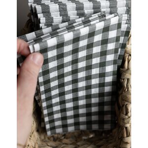 Storefactory Rutan servetit 33 x 42 cm, vihreä