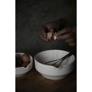 Ernst whisk dark brown wood/steel