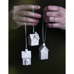 Storefactory Byhus 1 talo roikkuva 3 x 3 x 6 cm, valkoinen