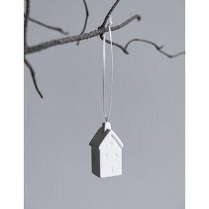 Storefactory Byhus 1 talo roikkuva 3 x 3 x 6 cm, valkoinen