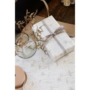 Ib Laursen Green grass and umbels gift wrapping paper 52,5 cm x 2 m