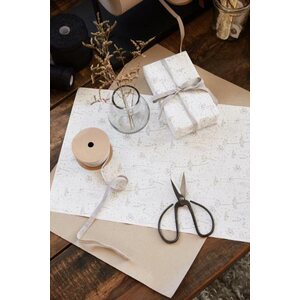 Ib Laursen Green grass and umbels gift wrapping paper 52,5 cm x 2 m
