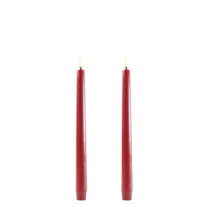 Uyuni Led-kruunukynttilä 25 cm 2 kpl/pkt, carmine red