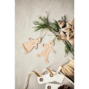 Ib Laursen Gingerbread paper decoration brown - CHOOSE MODEL
