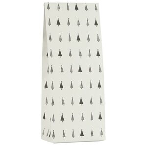 Ib Laursen Lahjapussi black Christmas forest XS 9 x 22,5 x 6 cm