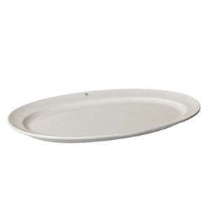 Ernst Serving Plate 25 x 42 cm, Vanilla/Dots