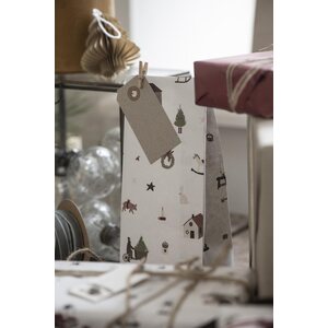 Ib Laursen Lahjapussi Christmas mood XS 9 x 22,5 x 6 cm
