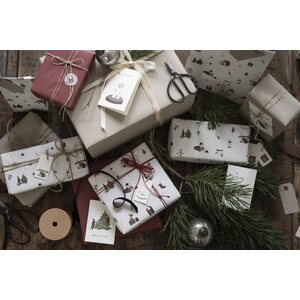 Ib Laursen Lahjapussi Christmas mood XS 9 x 22,5 x 6 cm