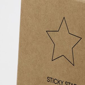 House Doctor Sticky star tähtitarra 50 kpl, kulta