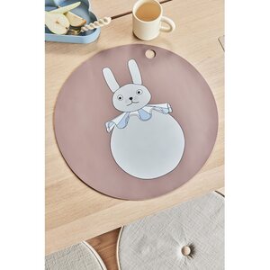 OYOY Rabbit pompom pyöreä tabletti 39 cm
