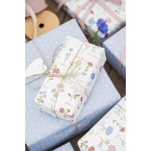 Ib Laursen Grand Ma's garden gift wrapping paper 52,5 cm x 2 m