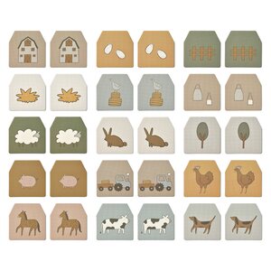 Liewood Wallis memory game, Farm / Sandy