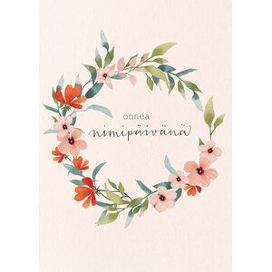 Henna Adel 2-osainen onnea nimipäivänä kortti