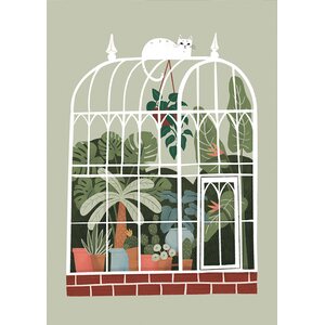Kaisu Sandberg Greenhouse postcard