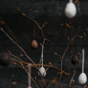 Storefactory Ullås huovutettu muna 2 x 3 cm - VALITSE VÄRI