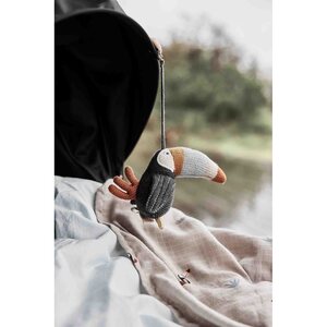 OYOY Toucan Muslin Pack of 2 grey/cinnamon