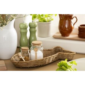 Ib Laursen Glass jar w/cork and wooden spoon 300 ml