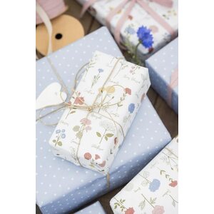 Ib Laursen Gift wrapping paper Daisies 52,5 cm x 5 m