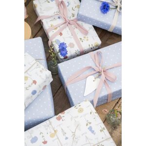 Ib Laursen Gift wrapping paper Daisies 52,5 cm x 5 m