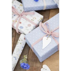 Ib Laursen Gift wrapping paper Daisies 52,5 cm x 5 m