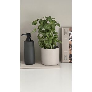 Oohh Wawe pot/jar 12 x 11 cm, light brown