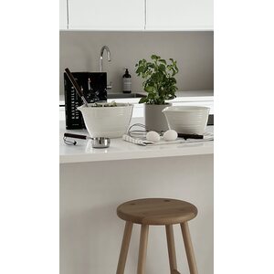 Oohh Wawe pot/jar 12 x 11 cm, light brown
