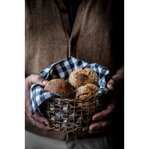 Ernst Round basket dark brown CHOOSE SIZE