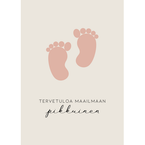 Tervetuloa maailmaan pikkuinen - VALITSE VÄRI