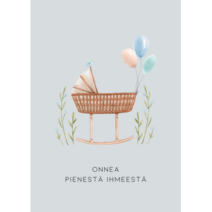 Onnea pienestä ihmeestä kortti - VALITSE VÄRI