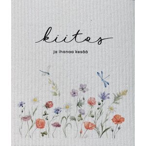 Kiitos ja ihanaa kesää tiskirätti