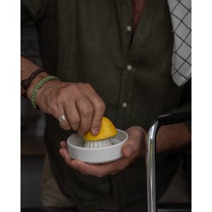 Ernst Citrus juicer 6 x 13 cm, white/dots