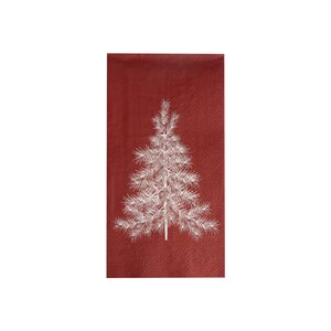 Storefactory Julgran napkin 11 x 21 cm, red