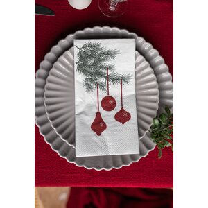 Storefactory Julgranskulor napkin 11 x 21 cm