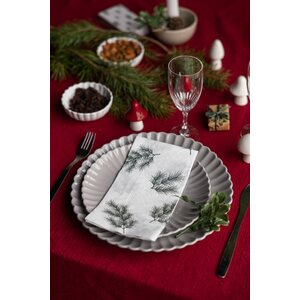 Storefactory Vintergran servetit 11 x 21 cm valkoinen, 16 kpl/pkt