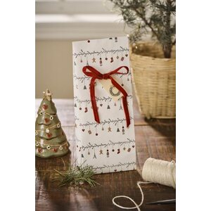 Ib Laursen Lahjapussi My nostalgic Christmas S 12x30,5x7 cm, havu