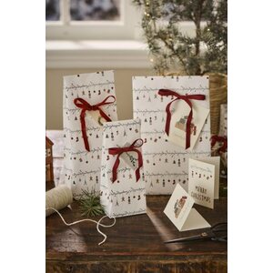 Ib Laursen Lahjapussi My nostalgic Christmas S 12x30,5x7 cm, havu