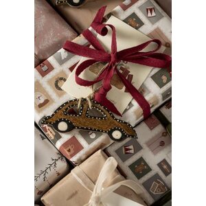 Ib Laursen Christmas stamps lahjapaperi 52,5 cm x 5 m