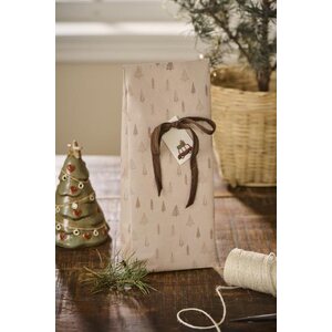 Ib Laursen Lahjapussi Christmas trees S 12x30,5x7 cm