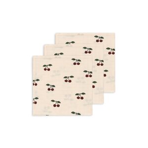 Konges Slojd Ma grande cerise harsot 65 x 65 cm 3 kpl/pkt, beige/punainen/vihreä