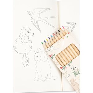 Konges Slojd Mizumi colouring book and crayons