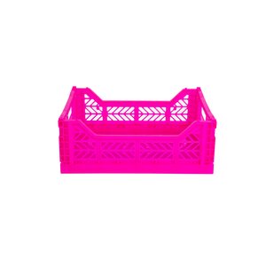 Aykasa Midi stackable crate, neon pink